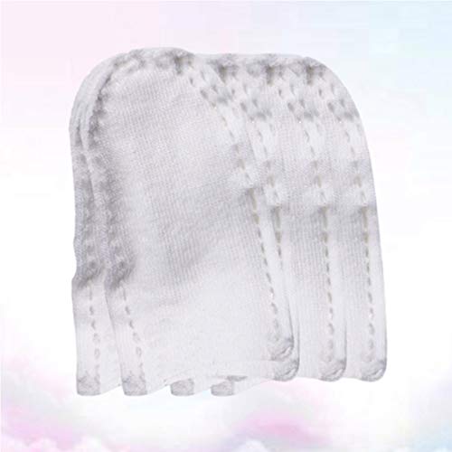 Healifty 200Pcs Algodão Dedeiras Dedo Sweatproof Mangas Dedo Guarda Anti-Risco