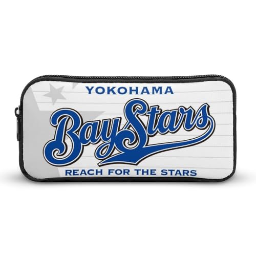 横浜DeNAベイスターズ(3)文具ケース ペンケース 収納グッズ 筆箱 ペンバッグ 筆入れ 多機能 学用品収納 大容量軽量 伸縮性が良く、繰り返し使用可能 傷防止 防汚 掃除が簡単 いろいろな文房具を収納 オフィス小物 コスメバッグとして 男女兼用 携帯便