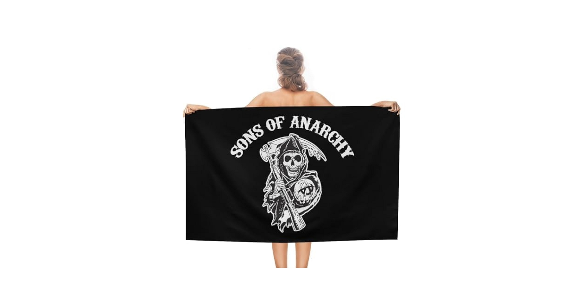 ANARCHY タオル Amazon.co.jp: ビーチタオル Sons of Anarchy サンズ・オブ