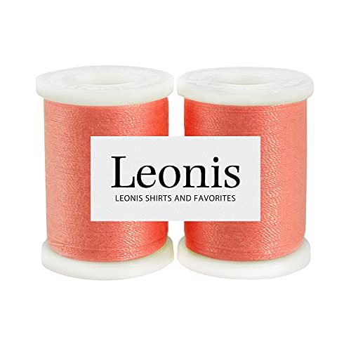 LEONIS Polyester All-Purpose Sewing Threads 110 Yards/100m 2pcs [ 78323 ]