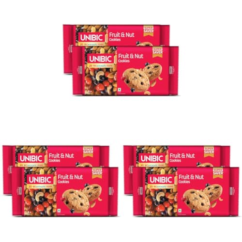 Image of Unibic Fruit & Nut Cookies 900G, Nuts (Pack of 3)