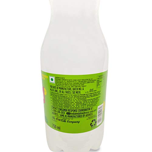 Image of Limca - Lemon Flavor, 750 Ml Bottle, Vegetarian
