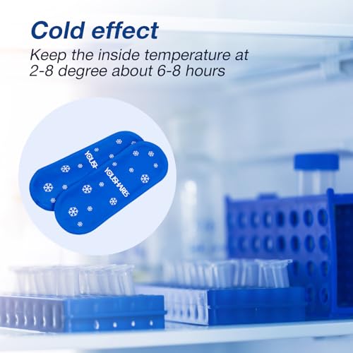 Image of YOUSHARES Diabetes Ice Packs for Insulin Cooler Travel Case - TSA Approved Ice Packs for Diabetic Travel Case, Mini Ice Packs Suitable for Most Insulated Medication Travel Bag（4 Packs）