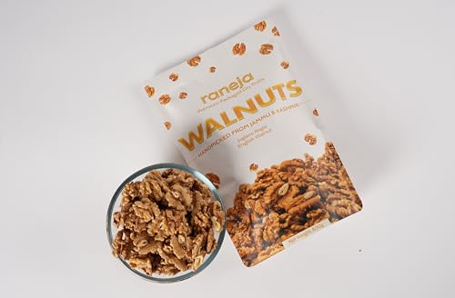 Image of Raneja 100% Natural Pre-mium Quality Large Size Kashmiri Walnut Kernels | 800 gm | Walnuts /Akhrot Without Shell, Dry Fruits, Rich in Proteins & Antiox