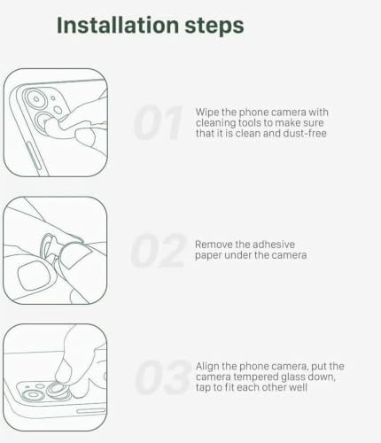 KHR Camera Lens Protector Ring for vivo Y39 5G, Black - Image 7