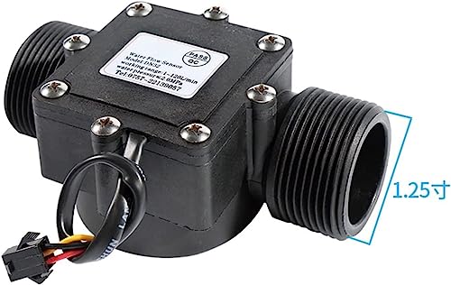 Interruptor de sensor de flujo de agua caudalímetro Hall de 1-1/2 para control de líquidos 3