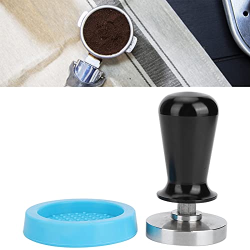 Coffee Powder Bean Press Hammer, Unique Spring Design Heavy‑Duty Stainless Steel Coffee Bean Tamper Easy to Clean for Home - Image 4