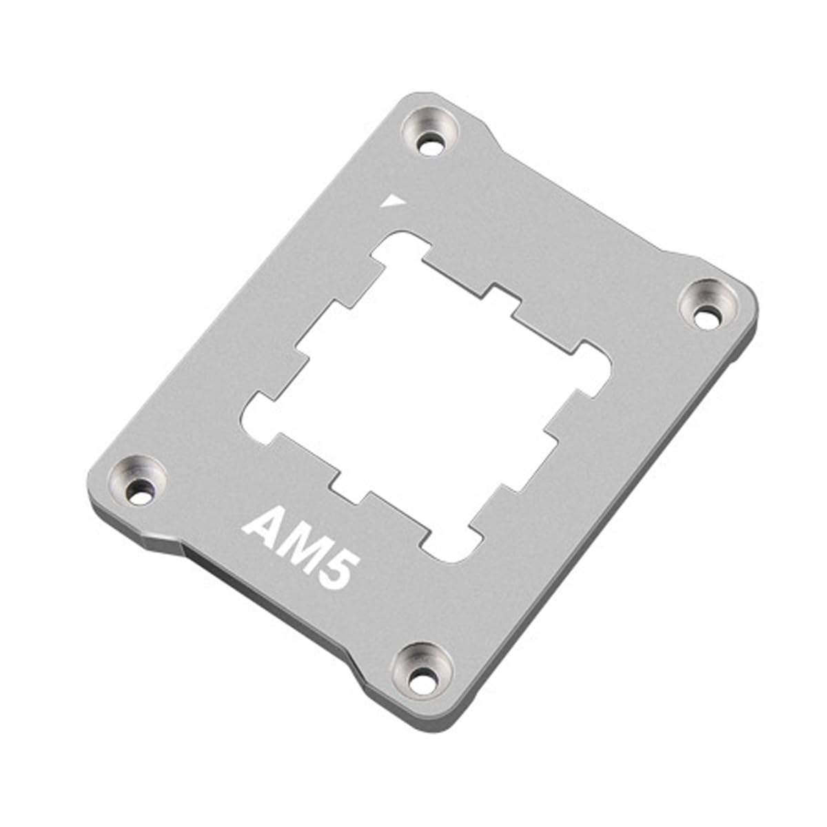 Alide Supporto CPU AM5, staffa non-cedimento, telaio di fissaggio in lega di alluminio, 69x53 mm, argento