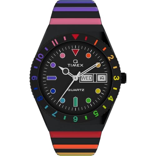 Image of TIMEX Diver Inspired Analog Watch for Women with Black Round Dial & Black Stainless Steel Bracelet Band Water Resistant Women's Wrist Watches - TW2V65900UJ
