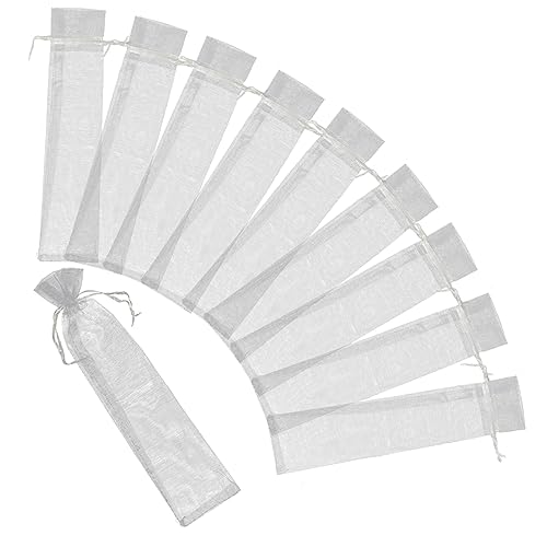 WEKADRIN 20個収納用オーガンザ袋 おしゃれなドローストリングバッグ 結婚式用 やパーティー用 お菓子やクッキーの詰め合わせに