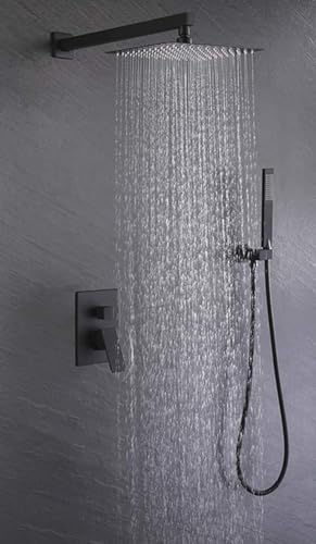 Système de douche à effet pluie résistant au calcaire pour optimiser la pression d'eau