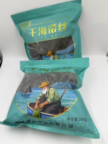 Producto agrícola Kombu Kelp secado al sol, calidad prémium, corte de vegetales marinos, 500 g/bolsa