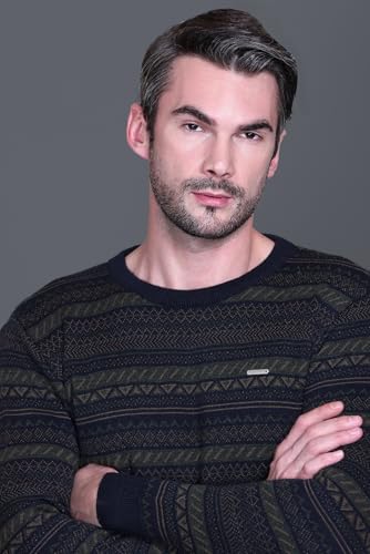 Image of GODFREY Full Sleeve Woolen Sweater for Man Winter Wear - Round Neck Pullover Regular Fit