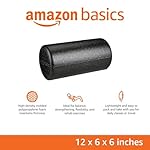 Amazon Basics High Density Foam Roller for Exercise and Recovery, 12 Inches, Black - Image 2