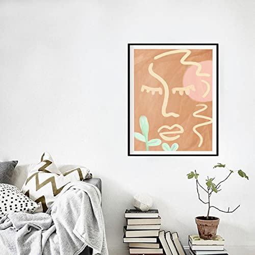 Affiche moderne visage abstrait pour habiller un grand mur vide - 2