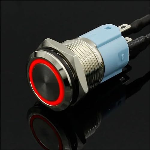 Interruptor de botón de metal de 16mm para solucionar fallos en coche 2