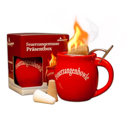Feuerzangentasse 1er-Set, Rot - für Feuerzangenbowle