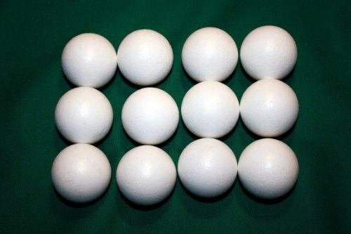 Set de 12 pelotas de corcho para futbolín (silenciosas)