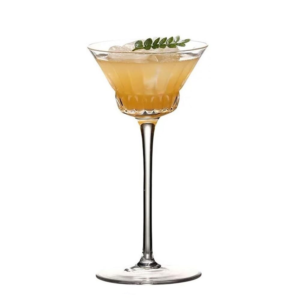 Copa vertical textura de champán de 3,72 oz para evitar burbujas planas en restaurantes