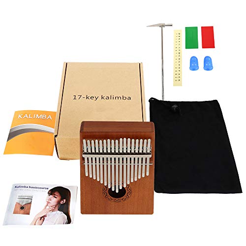 Kalimba 17 clés Touche Pouce Piano Professionnel,Doigt Instrument Musique en bois noyer massif Haute Qualité (bois) - Les Beatles, Paul McCartney, John Lennon, RIngo Starr, George Harrison Kalimba 17 clés Touche Pouce Piano Professionnel,Doigt Instrument Musique en bois noyer massif Haute Qualité (bois)