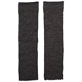 [ミズノ] ゆるぬくレッグウォーマー ブレスサーモ 厚手タイプ 吸湿発熱 温活 C2JXA801 チャコール杢 Free Size