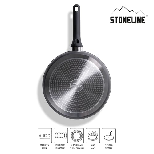 Stoneline Schmorpfanne 28 cm mit Antihaftbeschichtung und Deckel