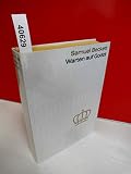 Warten auf Godot . Von Samuel Beckett . Aus der Sammlung : Nobelpreis für Literatur 1969 , Band 64 . Einband aus echter, schwerer, weißer Tafelseide mit echter Gold-Blindprägung . ( Coron-Verlag ) - Samuel Beckett