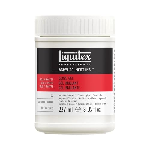 Liquitex - Medium - Gel brillante de 237 ml, transparente
