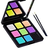 Bowitzki 9 Colors Water Activated Eyeliner Hydra Liner Graphic Cake Aqua Eye Liner Retro Makeup...