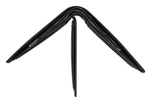 MOGA High End Leather Mens Bifold Wallet w/Middle ID Card Flap4