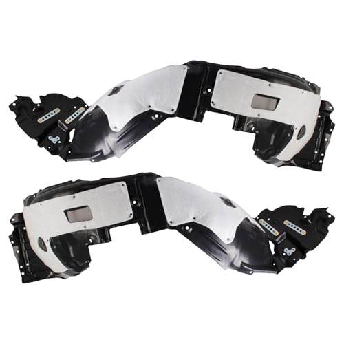 Image of TRQ Inner Fender Liner Set Compatible with 2010-2012 Lexus LS460 LS600h LX1248130 LX1249130
