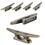 Durlo 4 Stück Bootsklampe Zum Festmachen Von Booten, Bronze-Host, Gusseisen, Geeignet Für Nautische Strand- Und Seedekoration