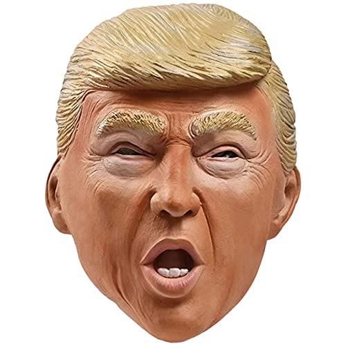 Traje do Presidente,Cobertura Facial do Candidato a Eleição Trump | Máscara de trunfo de celebridade