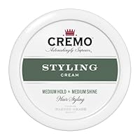 Cremo - Barber Grade Hair Styling Cream For Men | Medium Hold & Medium Shine | All Hair Types | 113g