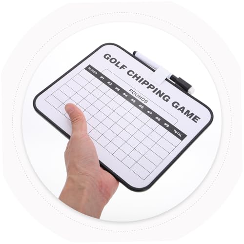 BESPORTBLE Golf Scorebord Golf Accessoires Golfkaart Scorekaart Houder Coaches Klembord Golf Training Golf Scorekaart Bord Uitwisbare Golf Score Kaarthouders Coaching Klembord Plastic - Afbeelding 5