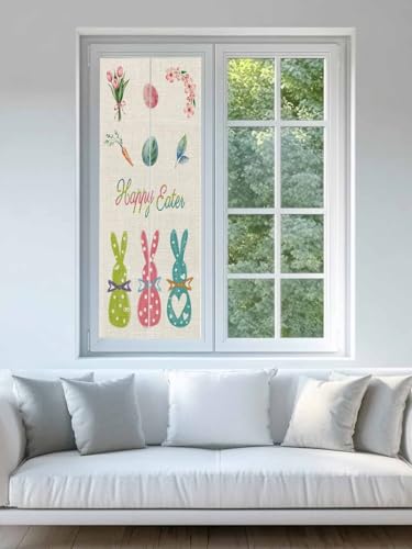 Película de privacidad para ventana Happy Easter 18x39 in multicolor miniatura 6