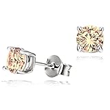 Goldmaid Goldmaid Damen Ohrstecker 925 Sterlingsilber Zirkonia champagner Stotzenfassung