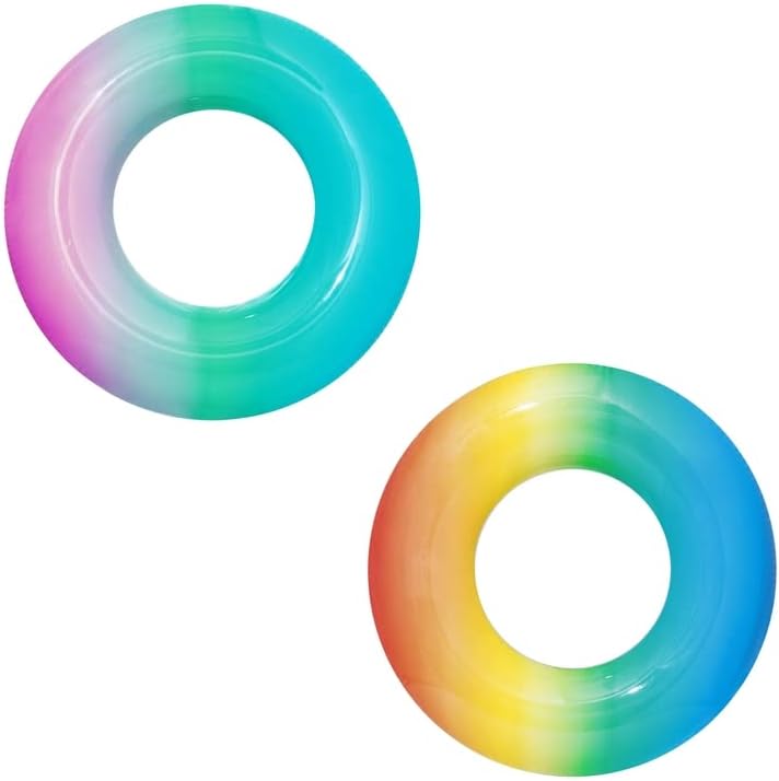 SWIM RING RAINBOW 36"