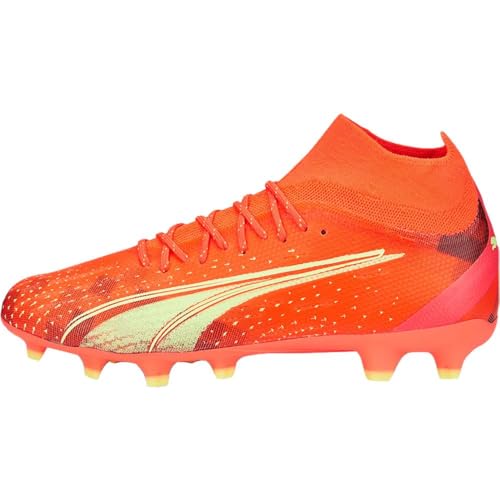 Puma - Mens Ultra Pro Fg/Ag Shoes, Size: 9.5 M US, Color: Fiery Coral/Fizzy Light/Puma Black