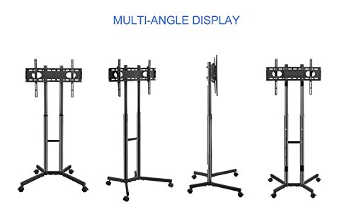 Suptek Rolling Tv Stand Mount Cart With Wheels Mobile For 32-70 Inch Flat Screen, Lcd, Led, Plasma Tvs (Ml5074-2) #TOP6