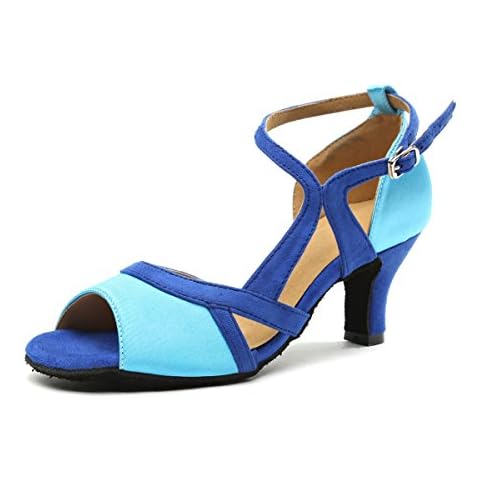 MINITOO Mujer Zapatos de Baile Latino con Hebilla Cover