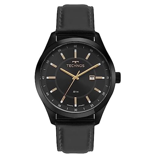Relógio Technos Masculino Steel Preto Clássico 2115NAX/0P