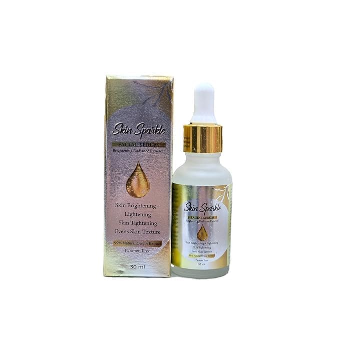 Image of Skin Sparkle Facial Serum for Glowing Skin | Brightening & Tightening Face Serum | Helps Improve Skin Texture | 99% Natural Ingredients | Paraben Free | 30ml