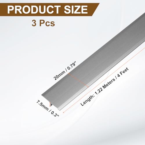 Bande de transition de sol stratifié carrelage profilé aluminium