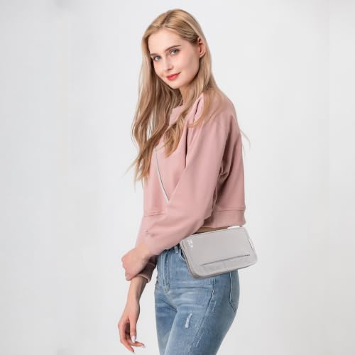 Image of Neck Wallet Lightweight RFID Blocking Waterproof Travel Pouch Passport Wallets for Women Men