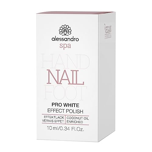 Nail Whitener Alessandro Spa Pro White Nagellack gegen Verfärbungen