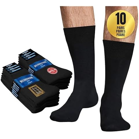 SOXCO Chaussettes Hautes Noires 39-42 Cover