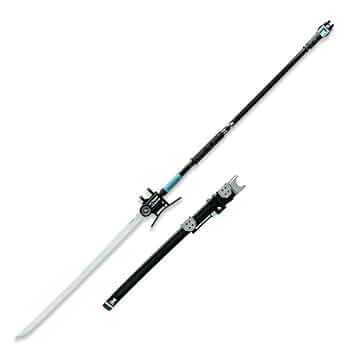 むむむ　薙刀　演舞用　武具 薙刀 180cm なぎなた 長刀 刀 PU製 3段組立式 薙草の稲光 剣 薙