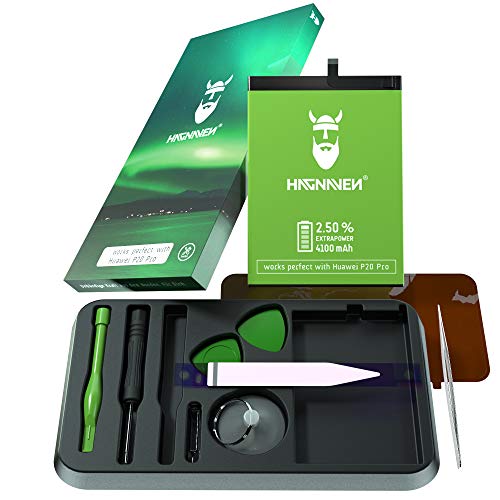 Hagnaven Batteria ai polimeri di litio per Huawei p20 Pro | con kit di montaggio...