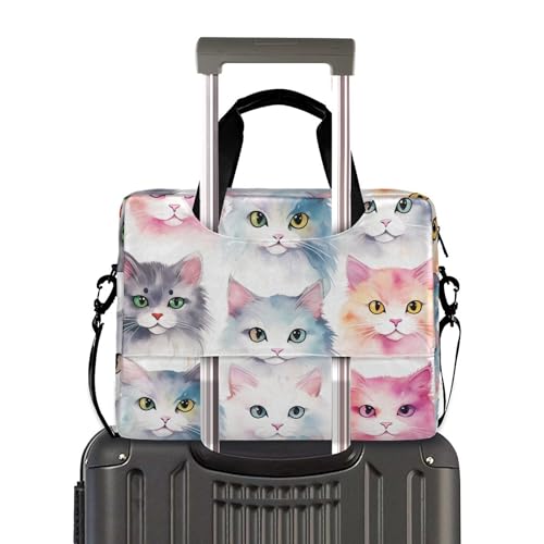 Maletín para portátil ALAZA con diseño de gato, 13-15.6 pulg miniatura 3